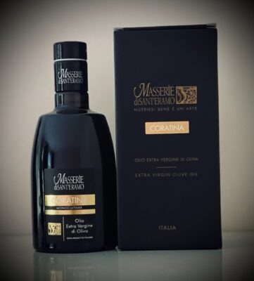 Monocultivar Coratina - Reinsortiges Olivenöl extra vergine, 100% Coratina-Oliven - Limited Edition - Mit Geschenkskarton