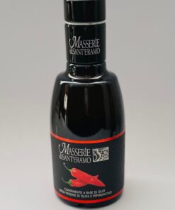 Aromatisiertes Olivenöl mit Peperoncino (Chili-Pfeffer)