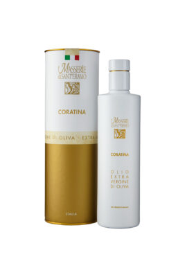 Golden Coratina – New Edition  Monocultivar, reinsortiges Olivenöl extra vergine, 100 % Coratina-Oliven
