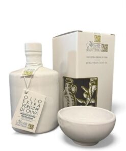 Alternative view of Ceramic Jar - Keramikkrug Monocultivar, reinsortiges Olivenöl extra vergine, 100 % Peranzana-Oliven